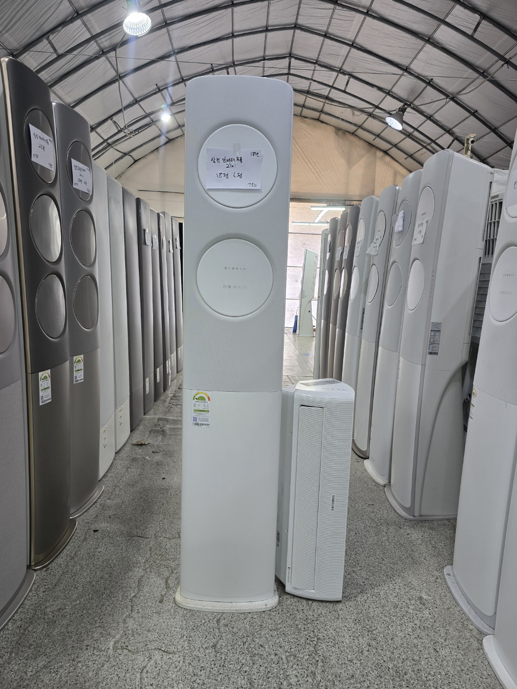 0189번 삼성 인버터 무풍 투인원 에어컨 18평 6평